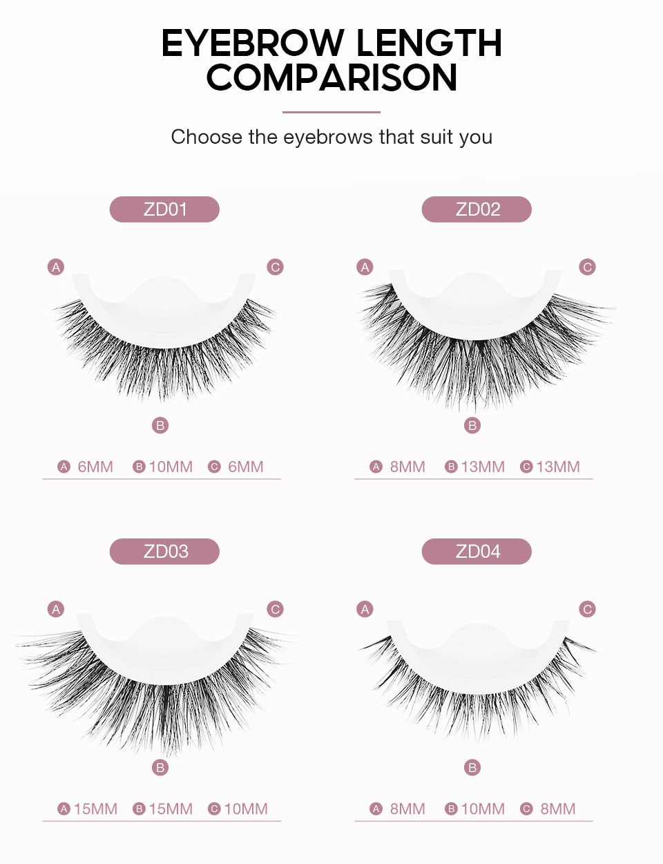 Self-Adhesive False Eyelashes